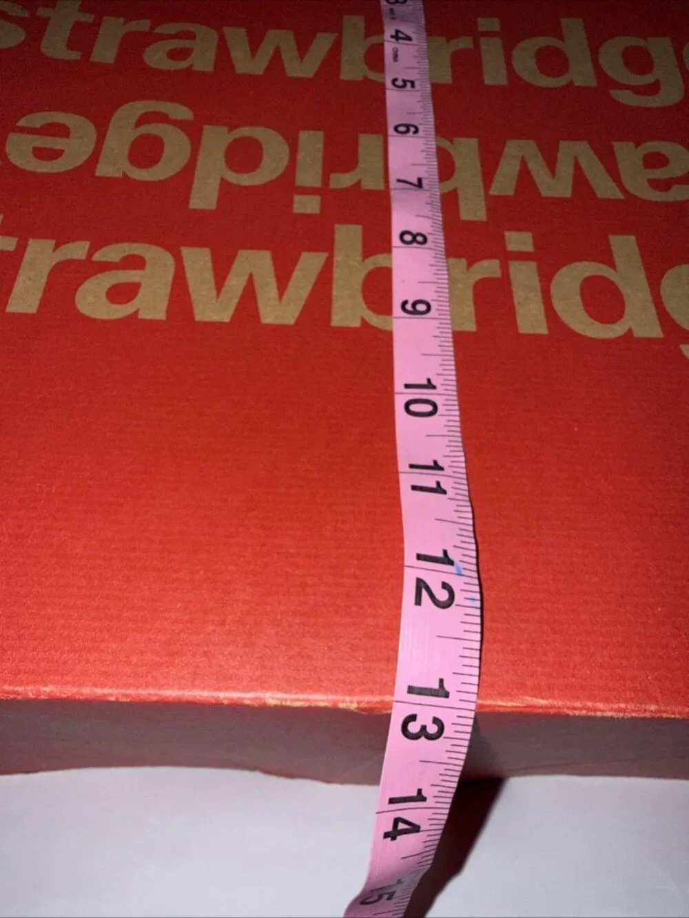 Vintage Strawbridge Department Store Box with Lid 13x13x6 Phila PA